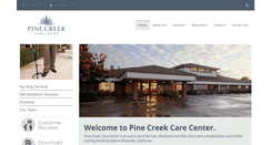 Desktop Screenshot of pinecreekcarecenter.com